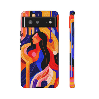 Muse in Motion – Abstract Goddess Phone Case for iPhone, Samsung & Pixel