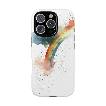 Mystic Splash Rainbow Watercolor Phone Case for iPhone, google Pixel & Samsung