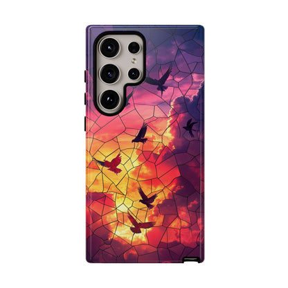 Chorus of Flight – Mosaic Birds Phone Case for iPhone, Samsung & Pixel