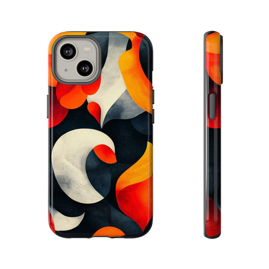 Molten Flow – Abstract Flame Phone Case for iPhone, Samsung & Pixel
