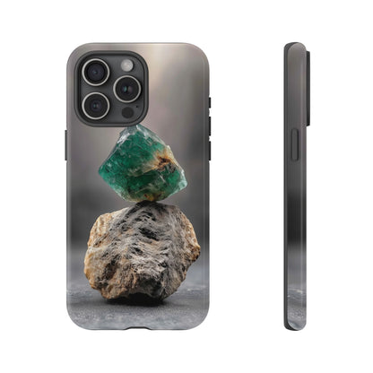 Balanced Emerald Phone Case for iPhone, Samsung & Google Pixel