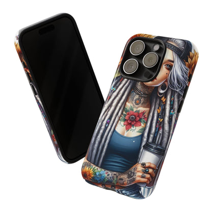 Sunflower Queen – Boho Rebel Tattoo Mobile Cover