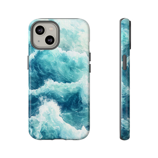Seafoam Serenity Watercolor Phone Case for iPhone, google Pixel & Samsung
