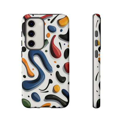 Color Cascade – Glossy Abstract Blob Case for iPhone, Pixel & Samsung