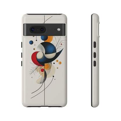 Celestial Balance – Abstract Geometric Phone Case for iPhone, Samsung & Pixel