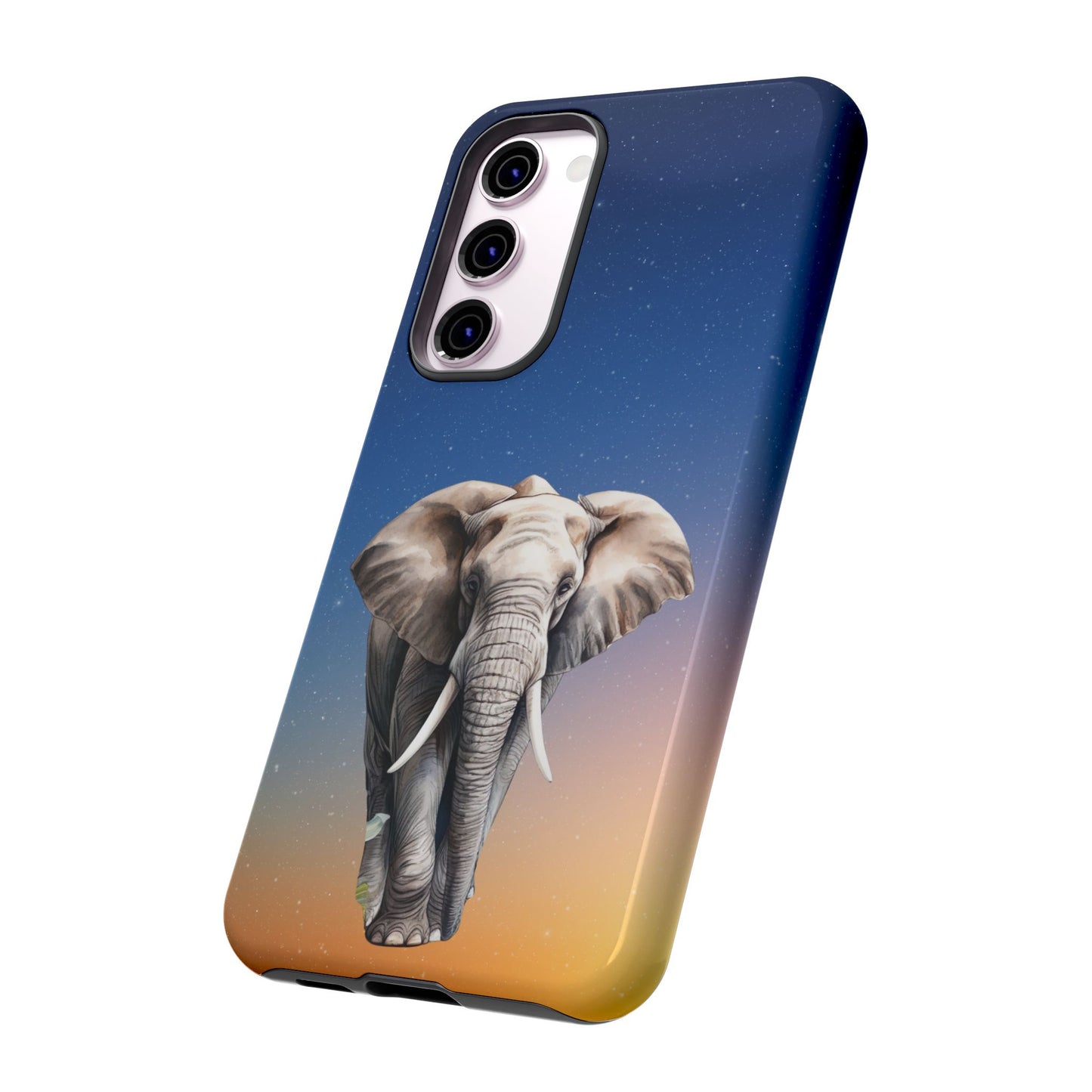 Celestial Elephant Mobile Cover – Dreamy Night Sky Aesthetic