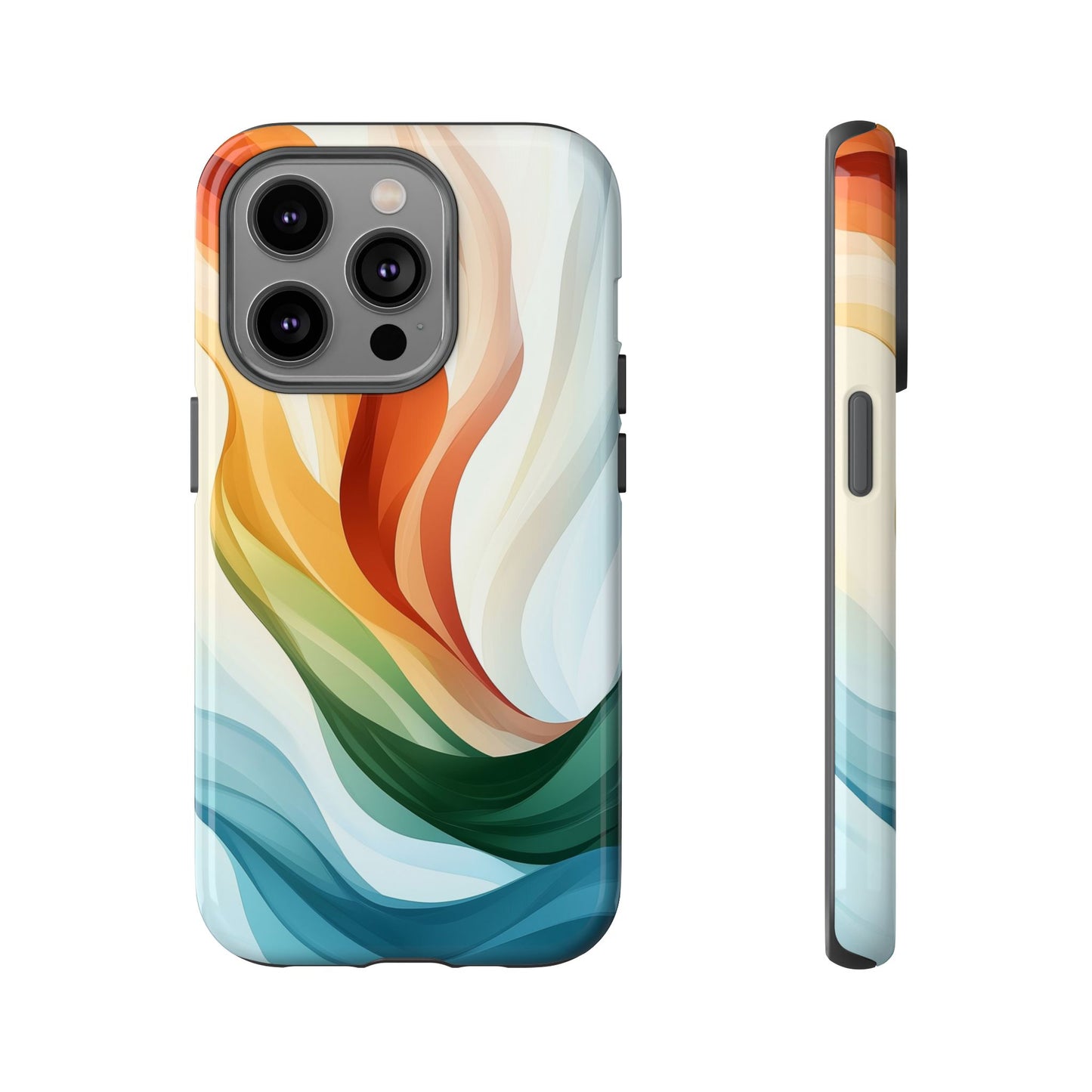 Aurora Stream Watercolor Phone Case for iPhone, google Pixel & Samsung