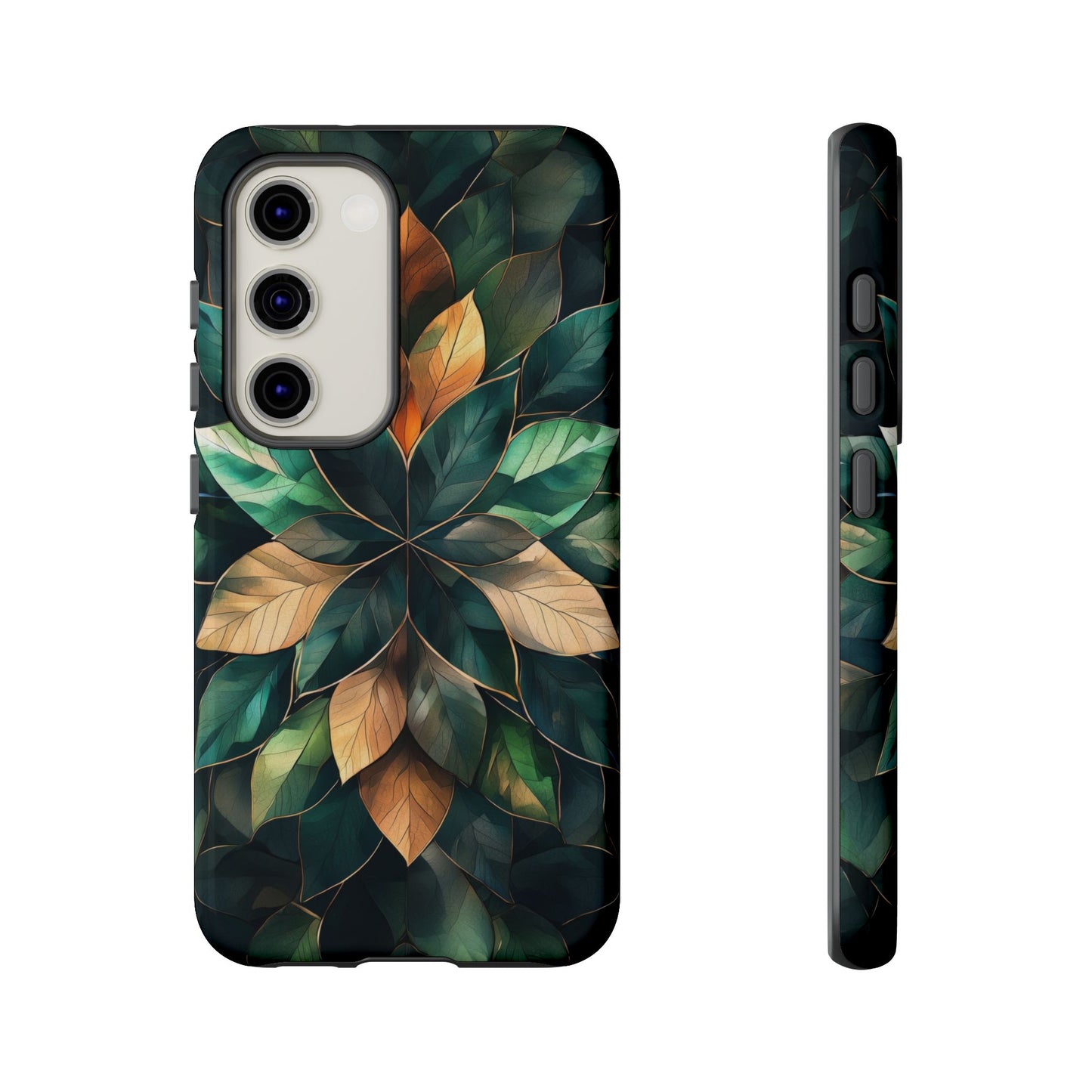 Golden Harmony Leaf Phone Case for iPhone, Samsung & Google Pixel