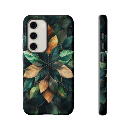 Golden Harmony Leaf Phone Case for iPhone, Samsung & Google Pixel