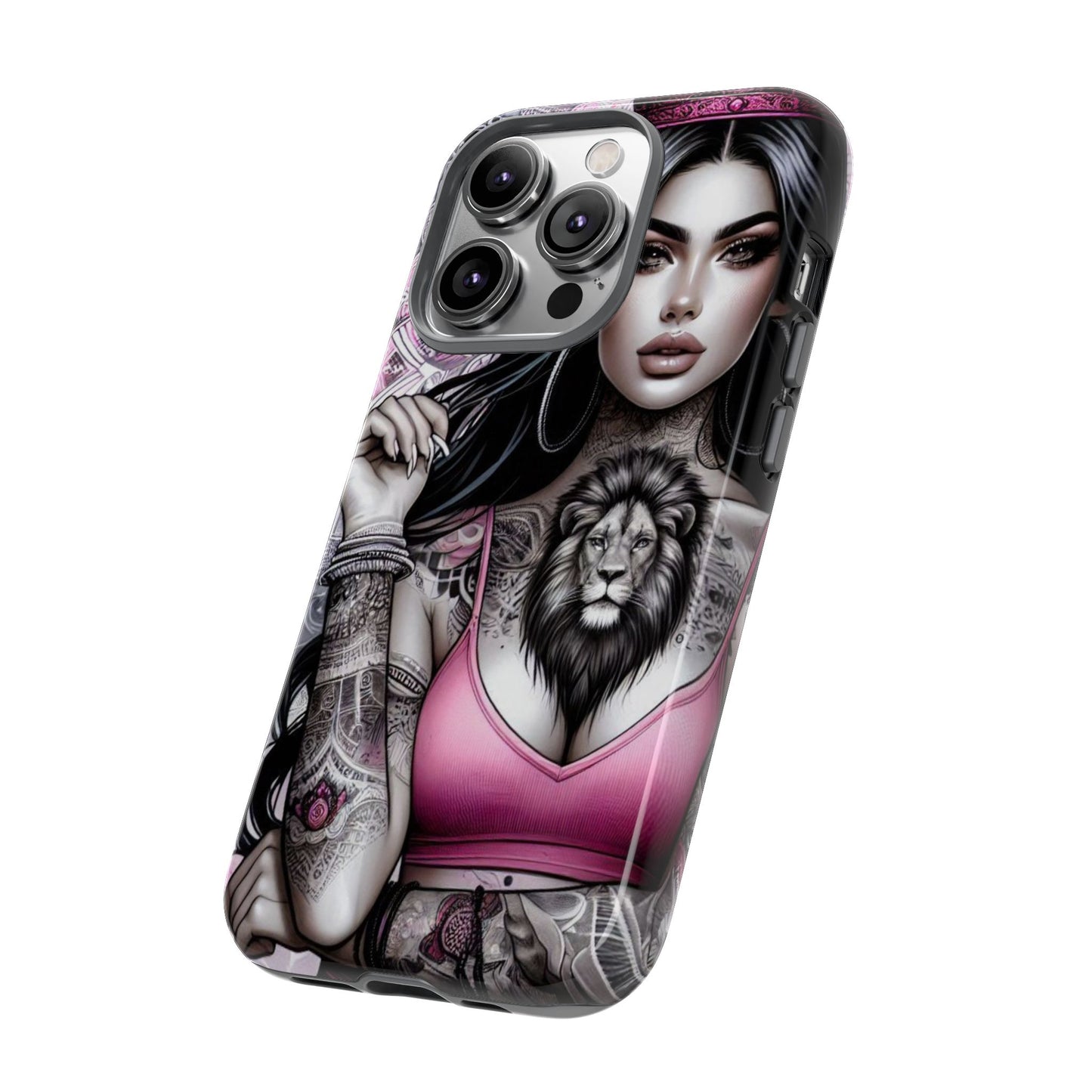 Queen of the Jungle – Regal Tattooed Goddess Mobile Cover