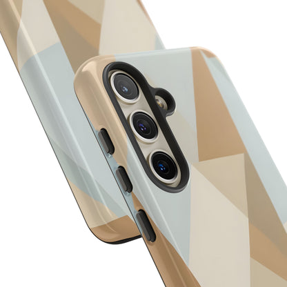 Neutral Geometrical Triangular Abstract Pattern
