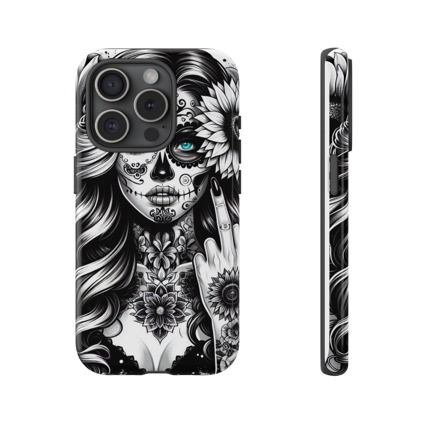 La Rebel – Day of the Dead Gothic Attitude Mobile Cover