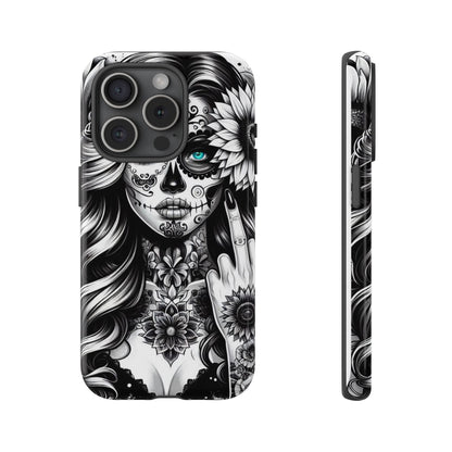 La Rebel – Day of the Dead Gothic Attitude Mobile Cover