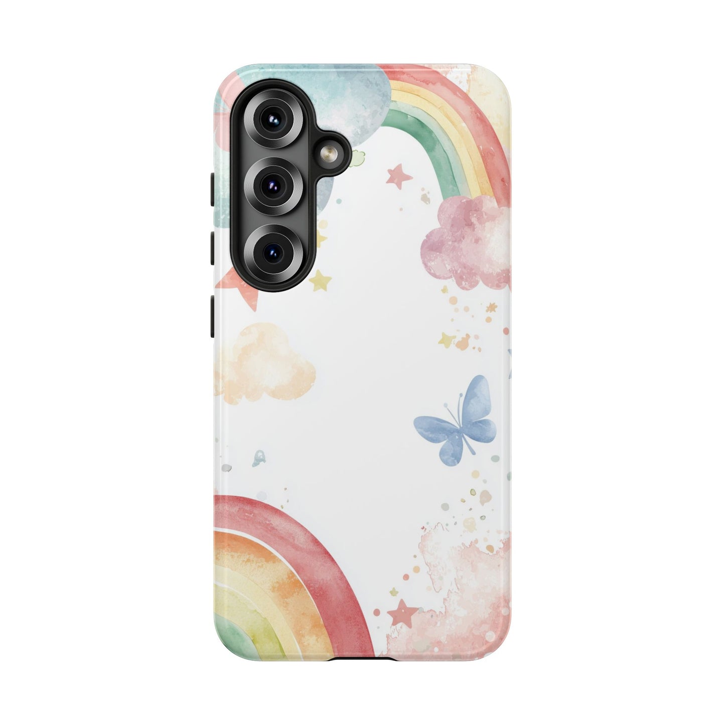 Dreamy Skies & Rainbows Watercolor Phone Case for iPhone, google Pixel & Samsung