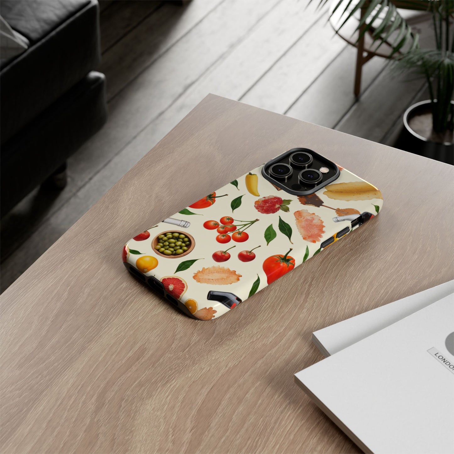 Fresh Fruits & Veggies Pattern Phone Case