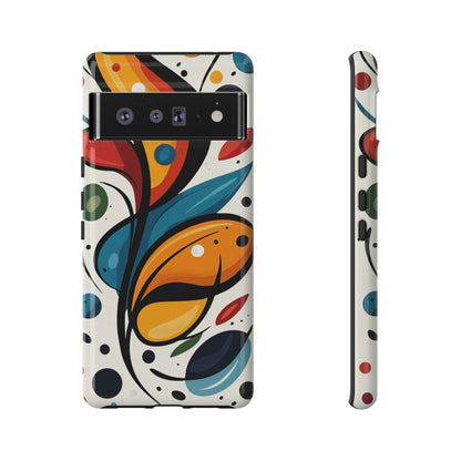 Vibrance Bloom – Bold Abstract Burst Phone Case for iPhone, Google Pixel, Samsung
