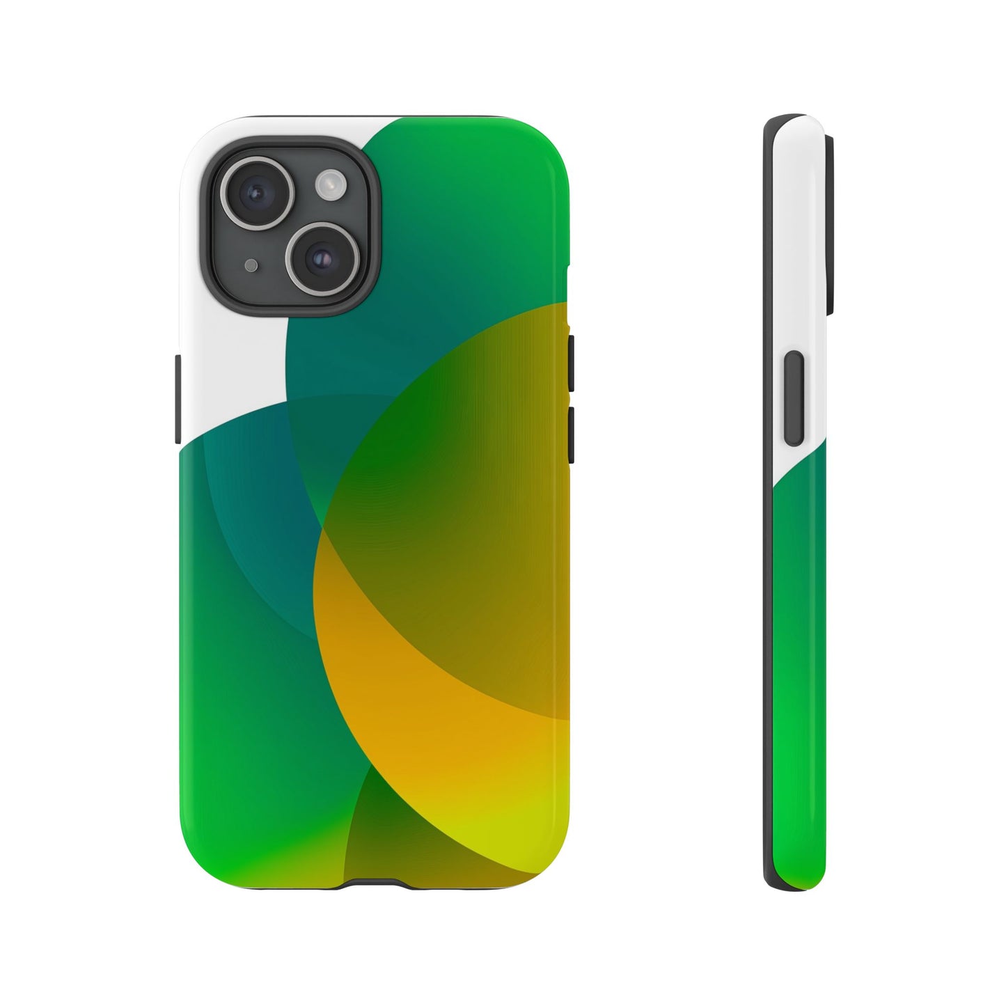 Verdant Bloom – Abstract Gradient Phone Case for iPhone, Samsung & Pixel