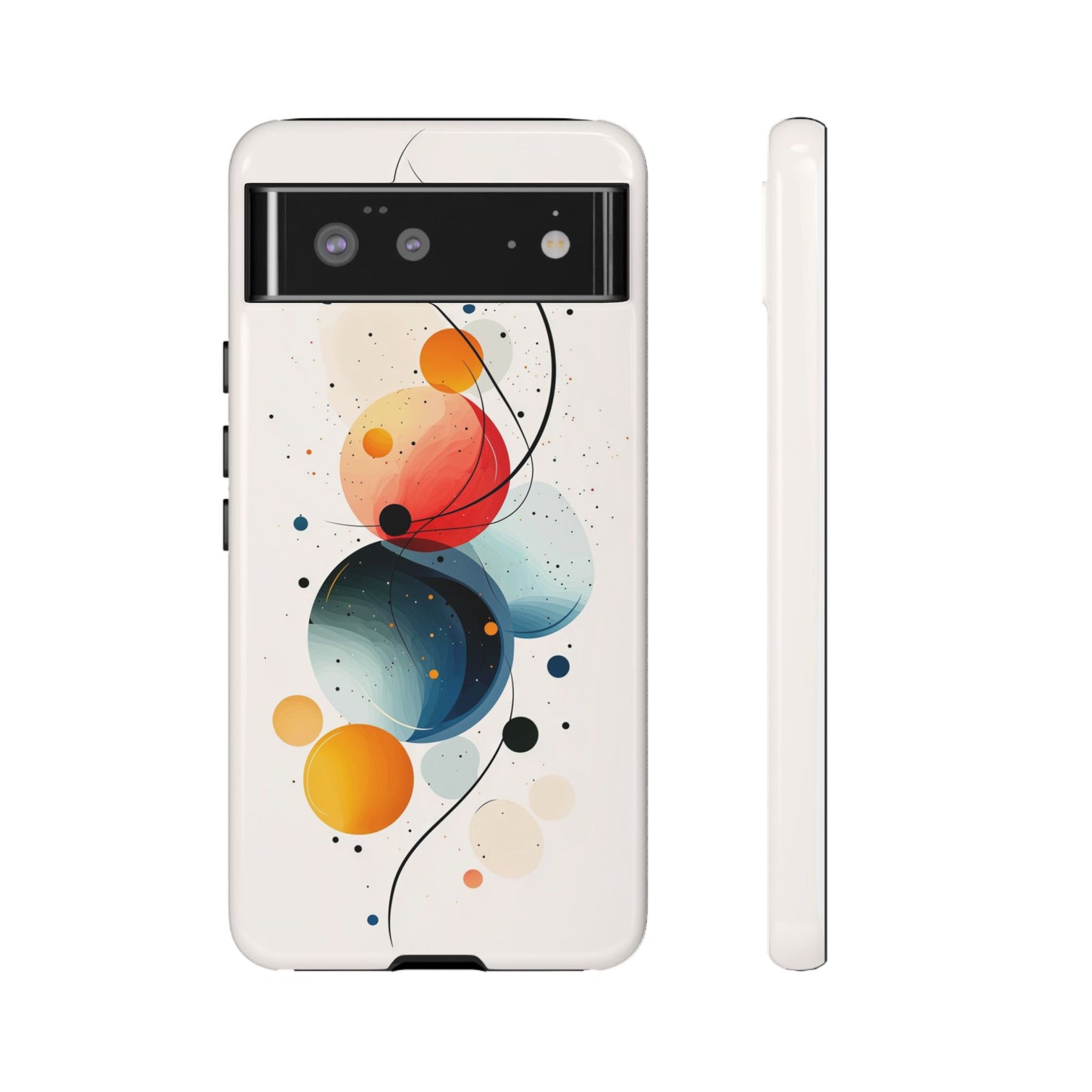 Orbital Drift – Cosmic Flow Abstract Phone Case for iPhone, Samsung & Pixel