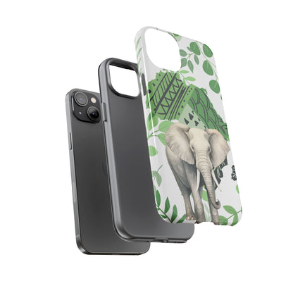Tropical Elephant Mobile Cover – Nature-Inspired Boho Art