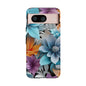 Elegant 3D Floral Bloom Mobile Case – Vivid & Artistic
