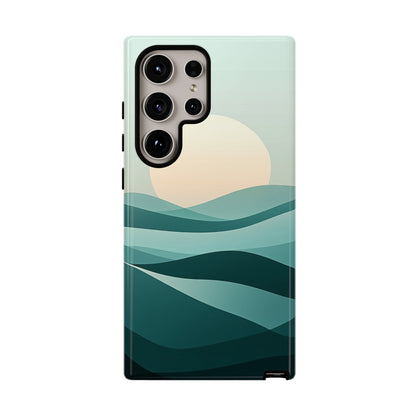 Tranquil Dunes – Abstract Sunset Phone Case for iPhone, Samsung & Pixel