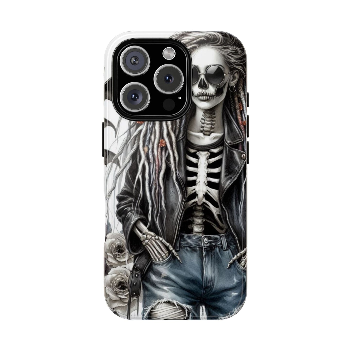 Skull Queen – Gothic Skeleton & Dark Grunge Mobile Cover
