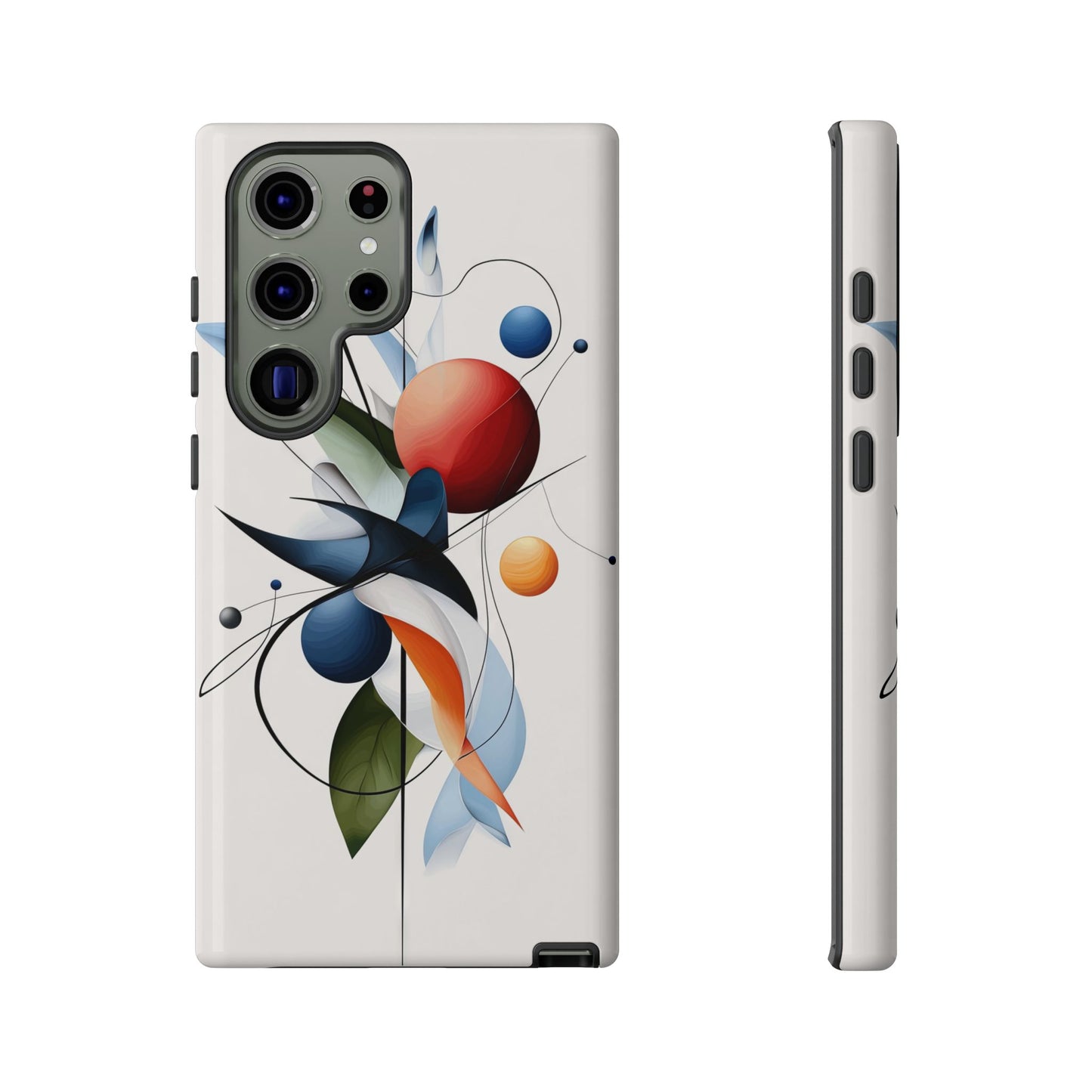 Orbit Bloom – Minimal Abstract Art Phone Case for iPhone, Samsung & Pixel