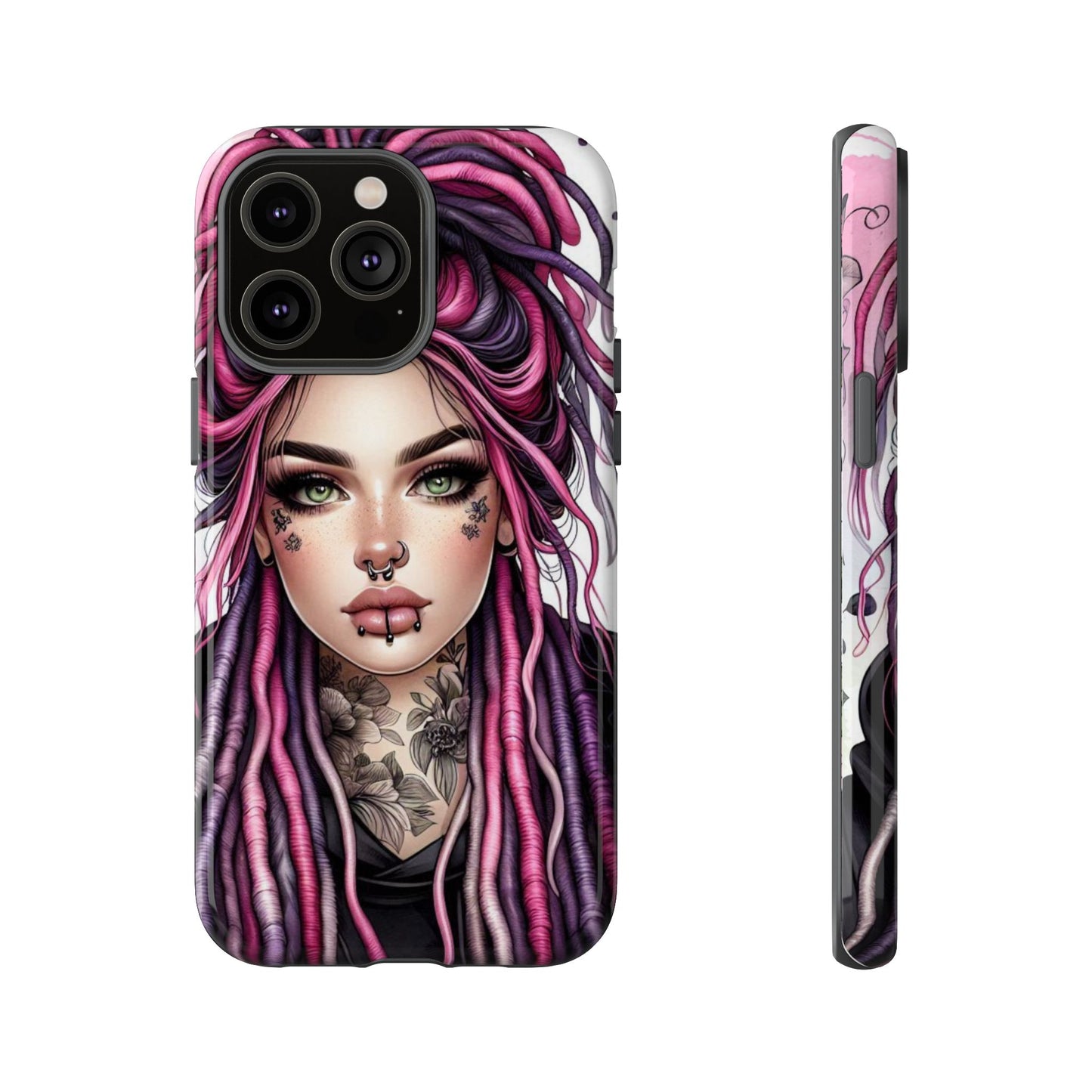 Neon Gothic Beauty Mobile Case