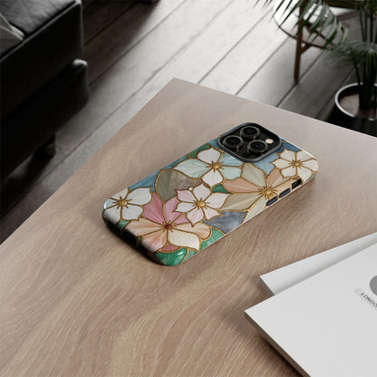 Floral Symphony: Stained Glass Elegance