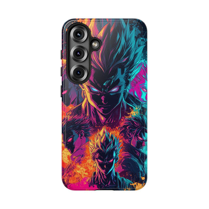 Multiverse Saiyan Rebellion | Comic-Style Anime Warriors Explosion Phone Case for iPhone, Samsung & Pixel