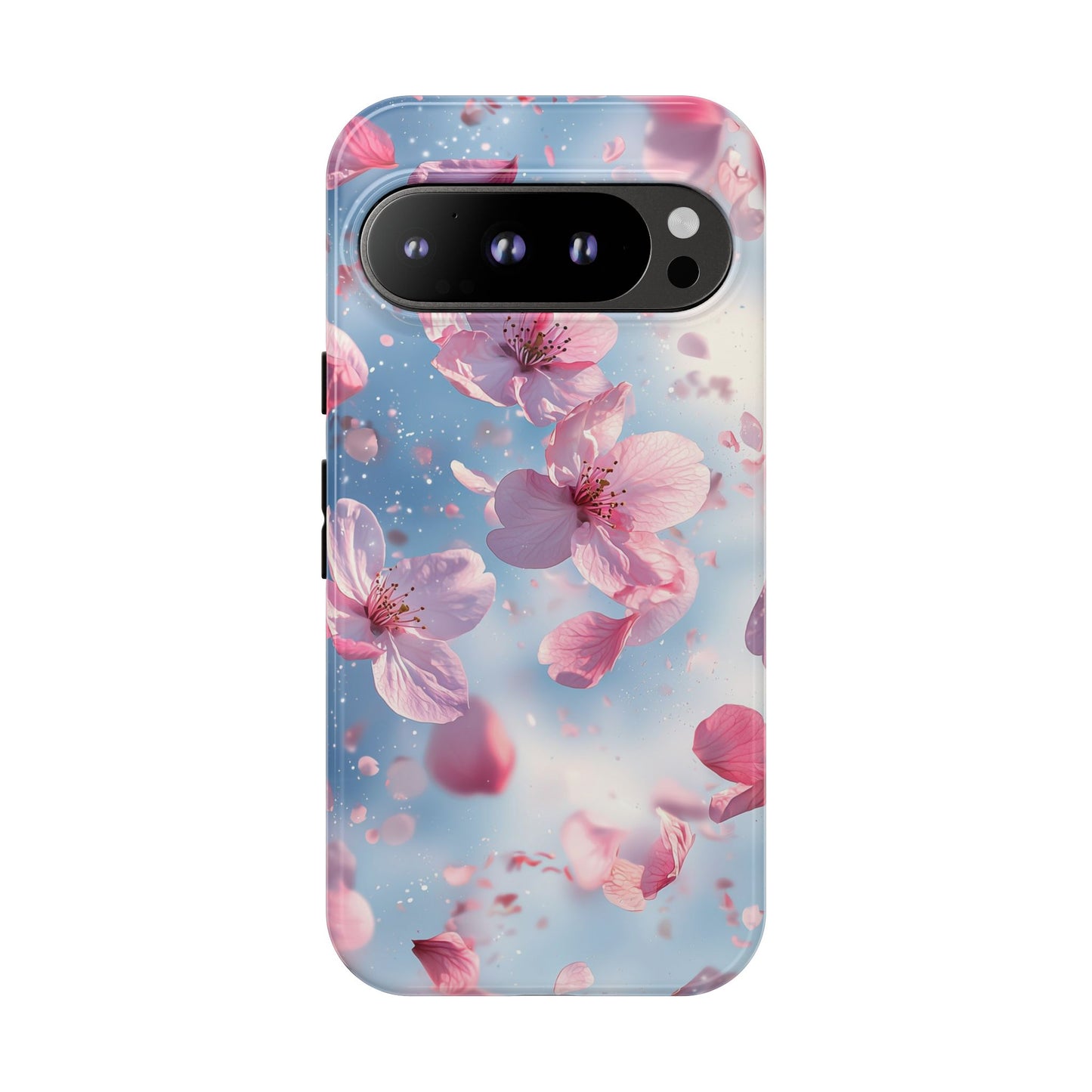 Cherry Blossom Drift Watercolor Phone Case for iPhone, google Pixel & Samsung