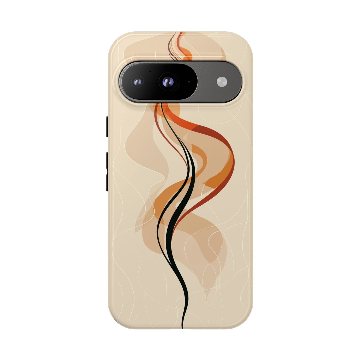 Feminine Flame: Abstract Grace Phone Case for iPhone, Samsung & Pixel