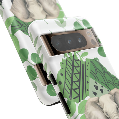 Tropical Elephant Mobile Cover – Nature-Inspired Boho Art