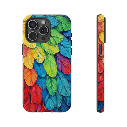 Vibrant Parrot Wings Phone Case for iPhone, Samsung & Google Pixel
