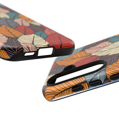 Colorful Abstract Leaves Pattern Design
