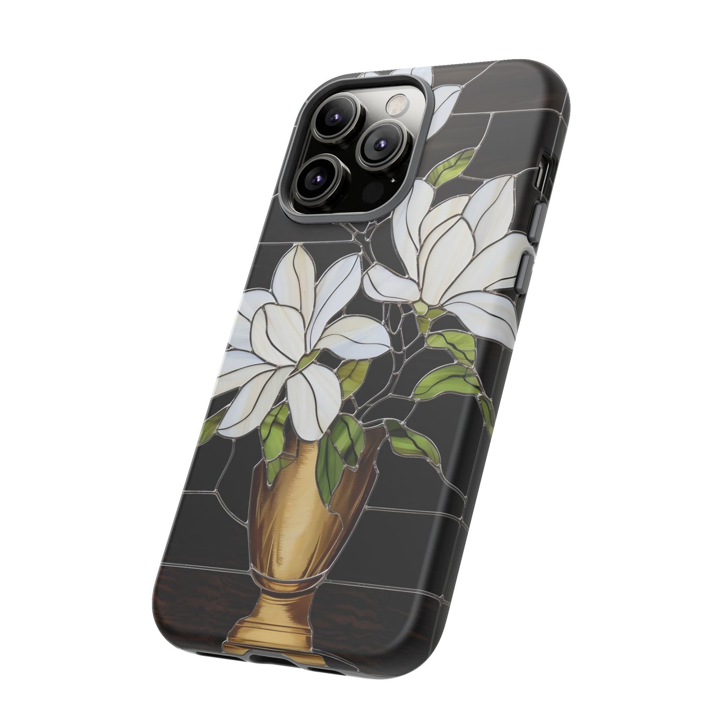 Stained Glass Floral Phone Case