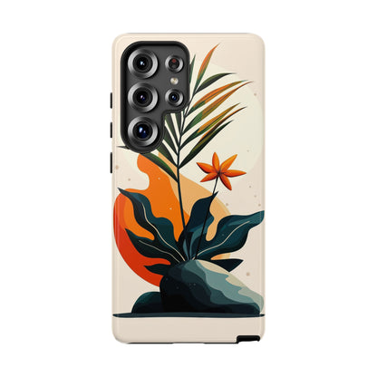 Tropical Bloom – Minimalist Nature Phone Case for iPhone, Samsung & Pixel