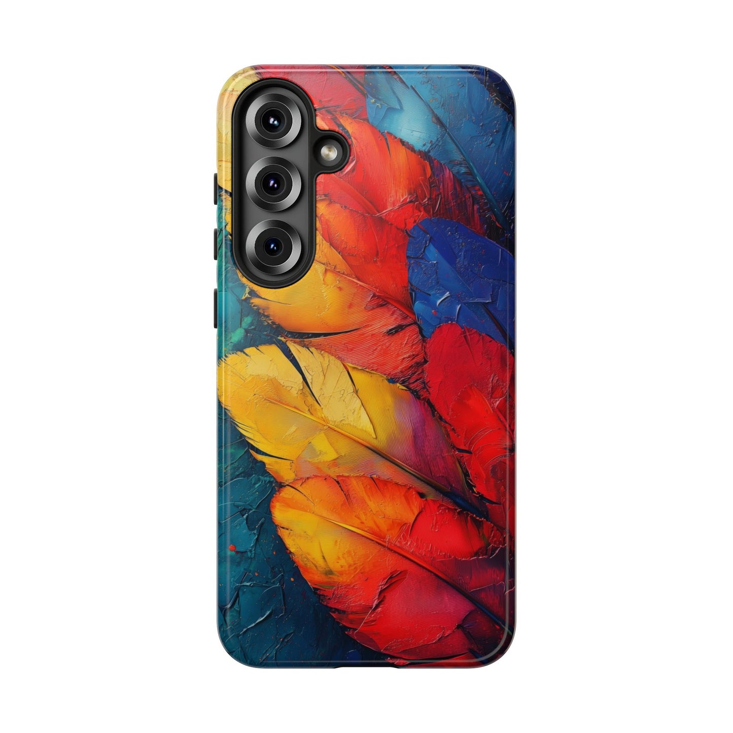 Tropical Macaw Feather Phone Case for iPhone, Samsung & Google Pixel