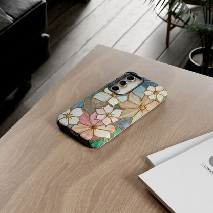 Floral Symphony: Stained Glass Elegance