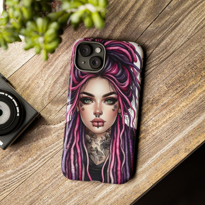 Neon Gothic Beauty Mobile Case