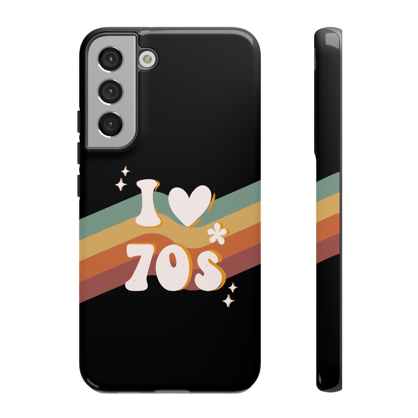 Retro "I Love 70s" Phone Case – Vintage Groovy Design for iPhone, Samsung & Google Pixel