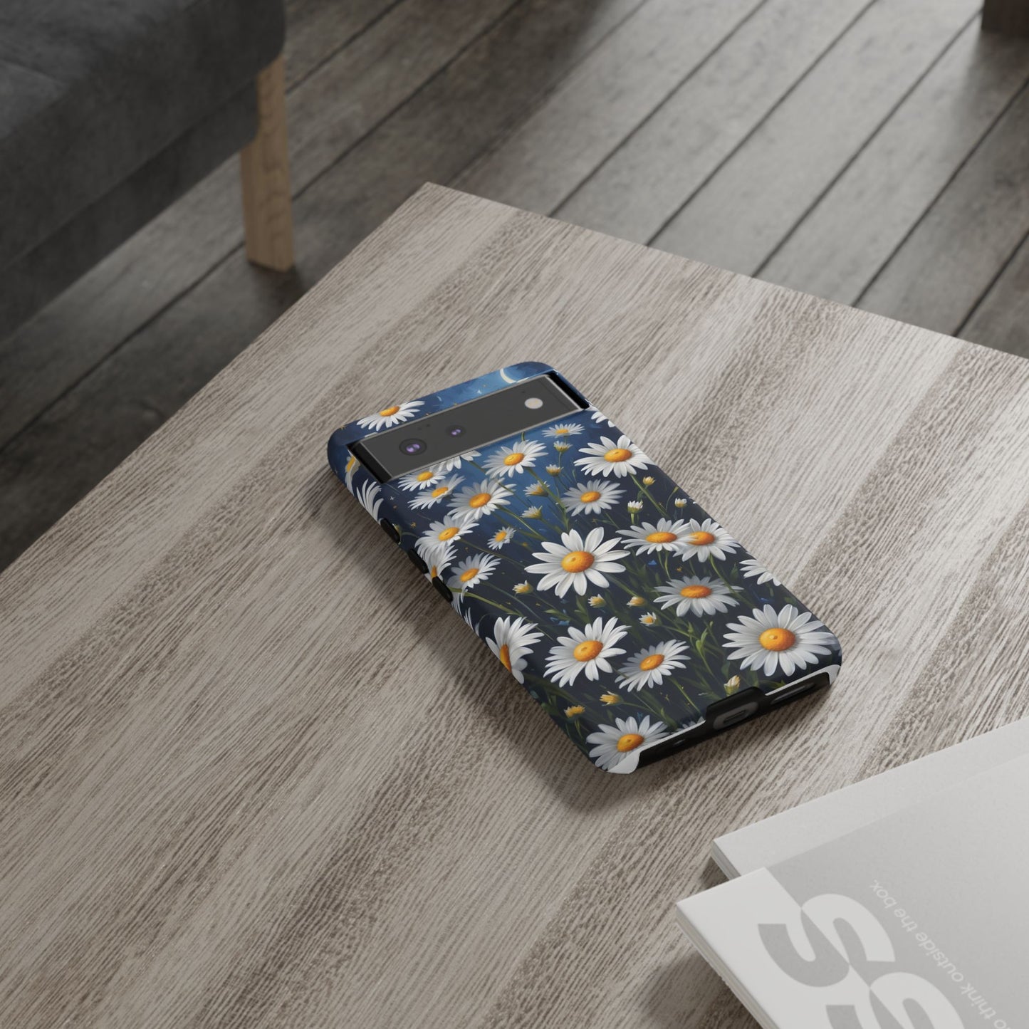 Witchy Daisy Flowers Phone Case Vintage Botanical Cover
