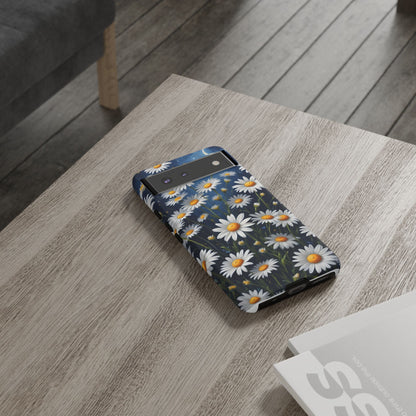 Witchy Daisy Flowers Phone Case Vintage Botanical Cover