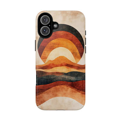 Boho Desert Sunrise Phone Case for iPhone, Pixel & Samsung