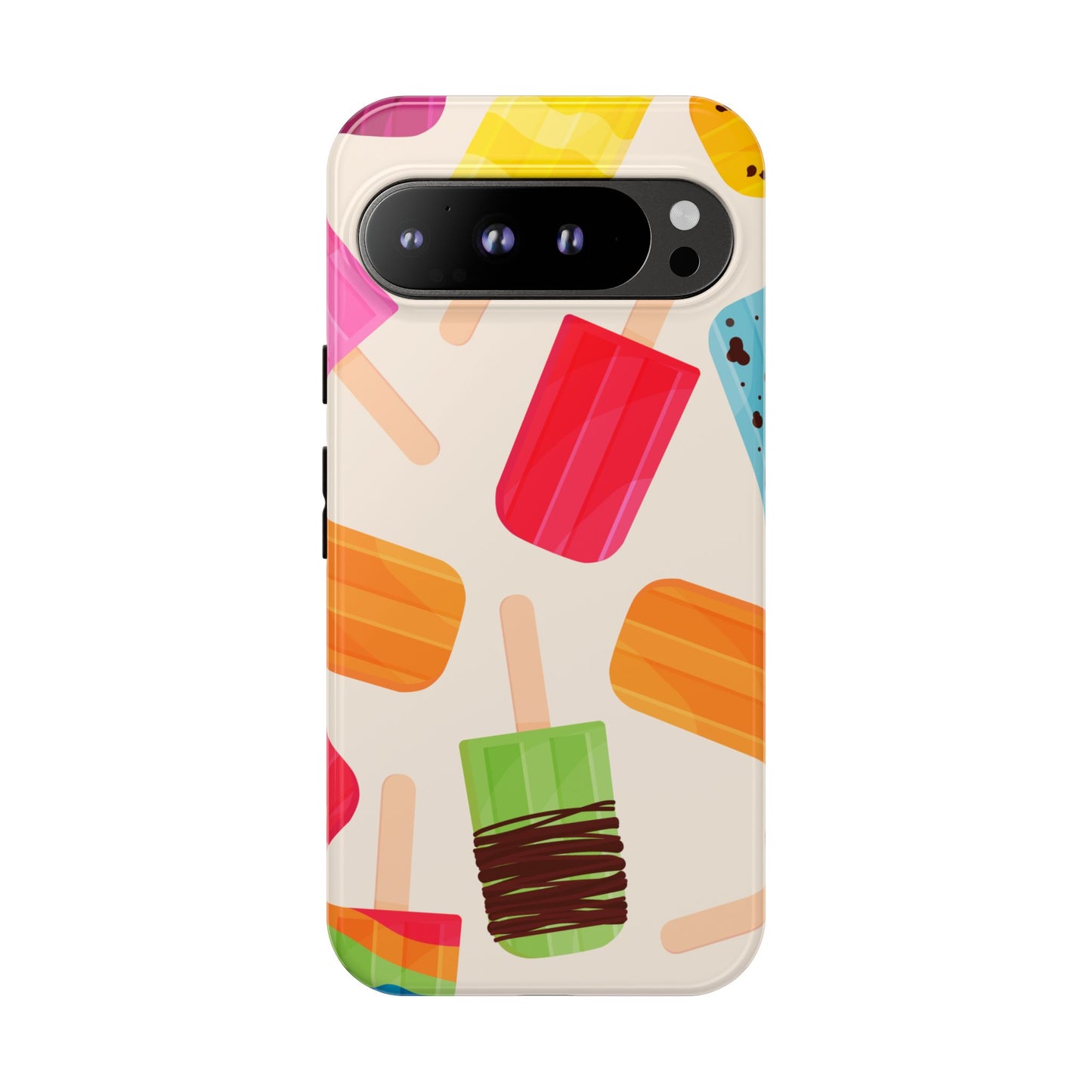 Colorful Popsicle Pattern Phone Case for iPhone, Google Pixel, Samsung