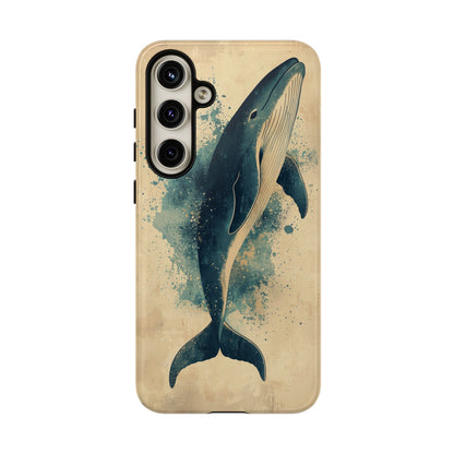 Ocean Majesty: Watercolor Whale Case for iPhone, Samsung & Pixel