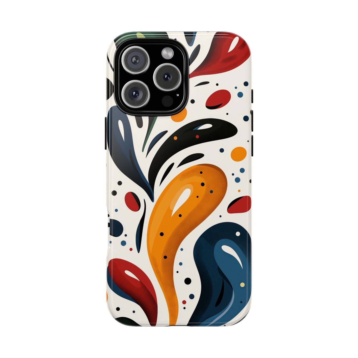 Fluid Pop Abstract Phone Case – Space-Inspired Art for iPhone, Samsung & Pixel