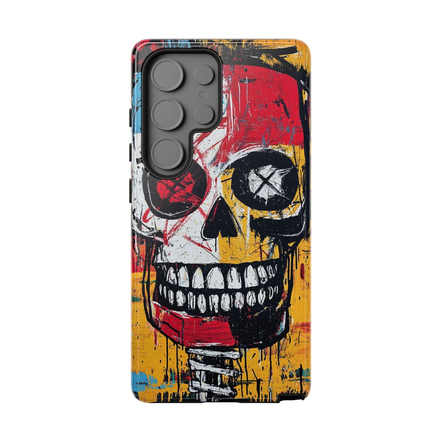 Basquiat Phone Case – Bold Urban Art Design - iPhone, Samsung & Google Pixel Cover - Artistic Painting Case,  Art Lover Gift