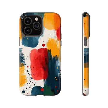 Color Burst Abstract Brushstroke Phone Case for iPhone, Samsung & Pixel