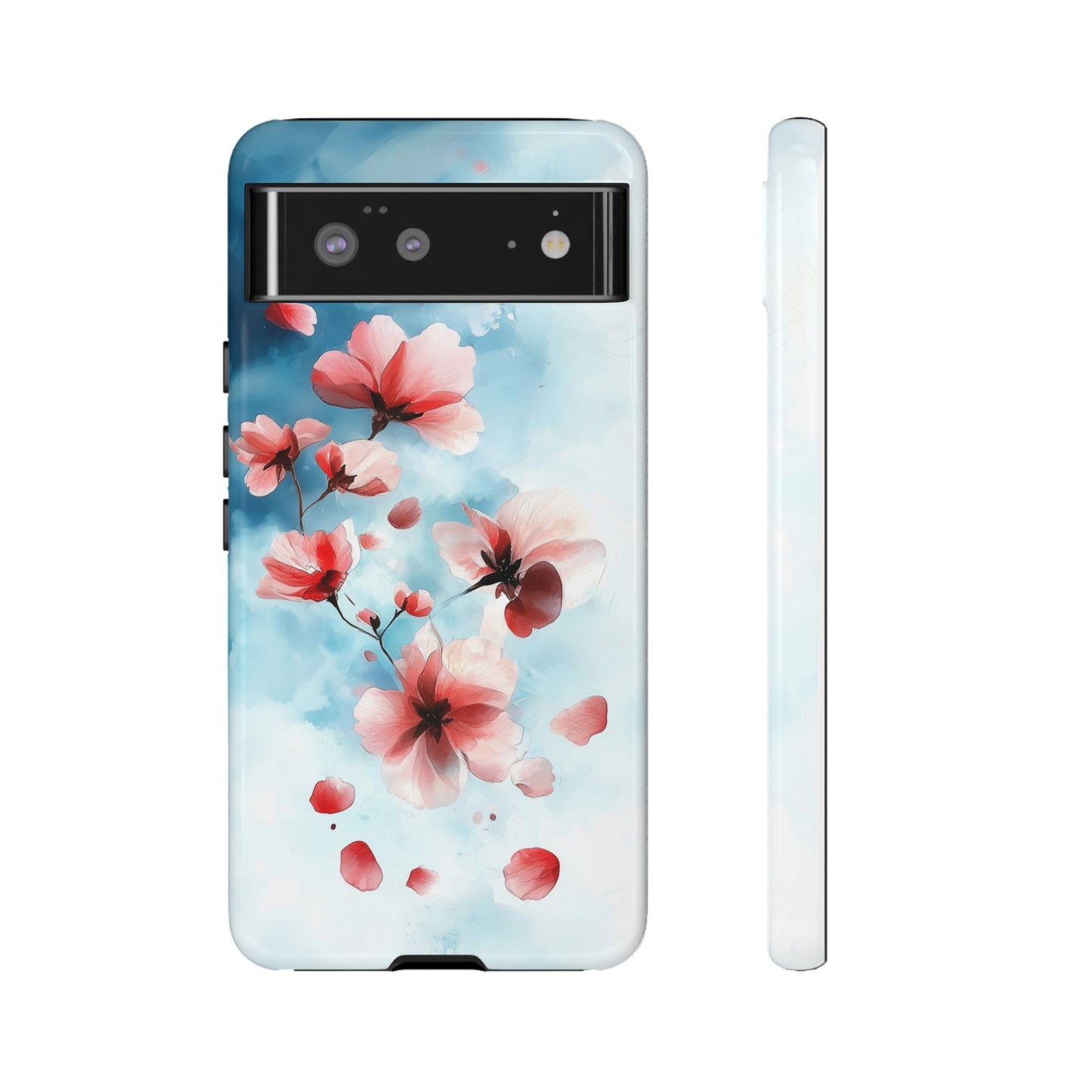 Petal Whispers Watercolor Phone Case for iPhone, google Pixel & Samsung